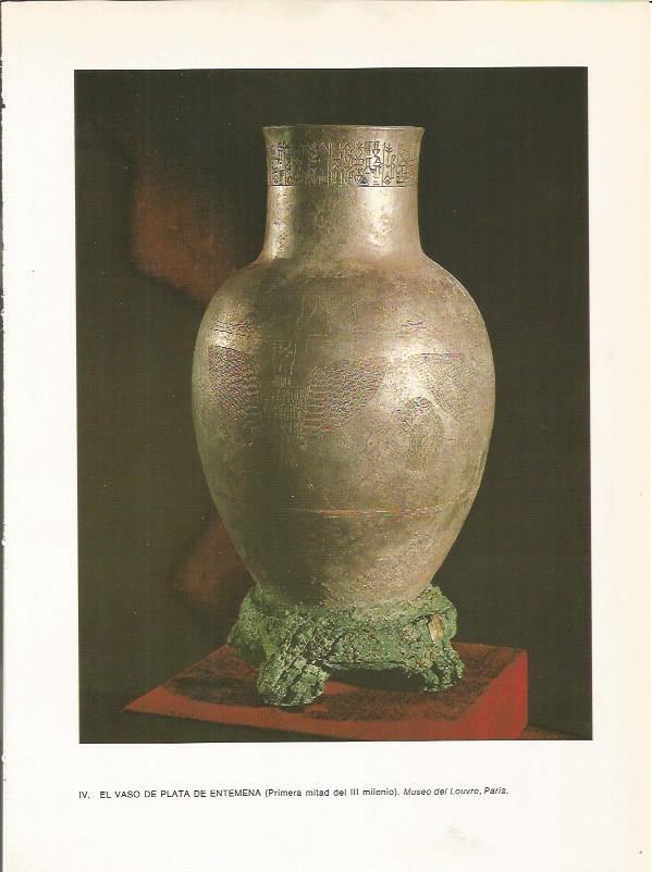 LAMINA 27623: Vaso de Entemena, Irak
