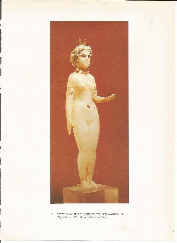 LAMINA 27671: Estatuilla de alabastro mesopotamica