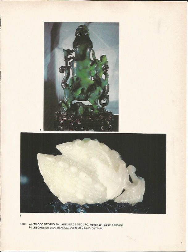 LAMINA 27585: Frasco para vino y lichi en jade, China