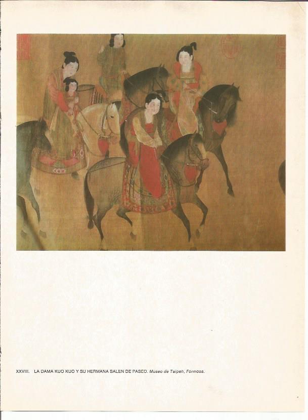 LAMINA 27590: La Dama Kuo Kuo y su hermana salen de paseo, China