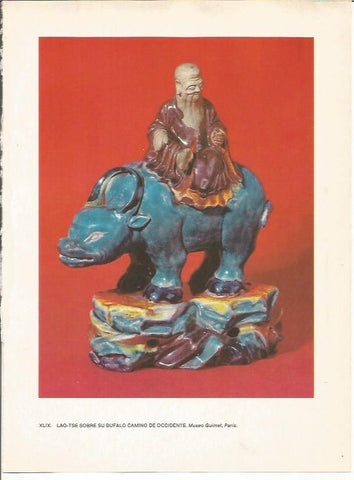 LAMINA 27611: Lao-Tse sobre su bufalo, China