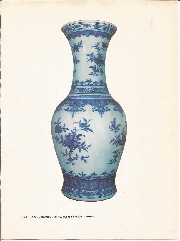 LAMINA 27609: Azul y blanco Tsing, China
