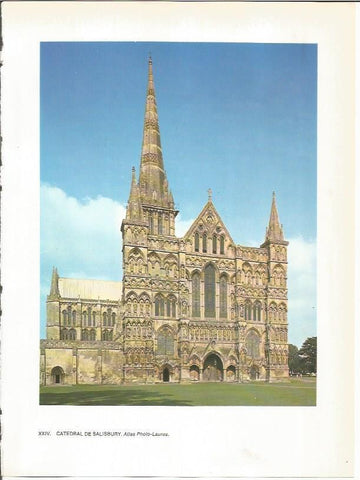LAMINA 27757: Catedral de Salisbury, Inglaterra