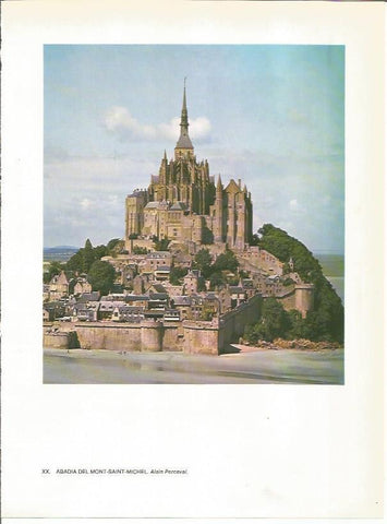 LAMINA 27753: Abadia del Mont Saint Michel, Francia