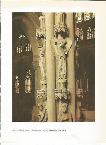 LAMINA 27752: Pilar de los Angeles de la catedral de Estrasburgo, Francia