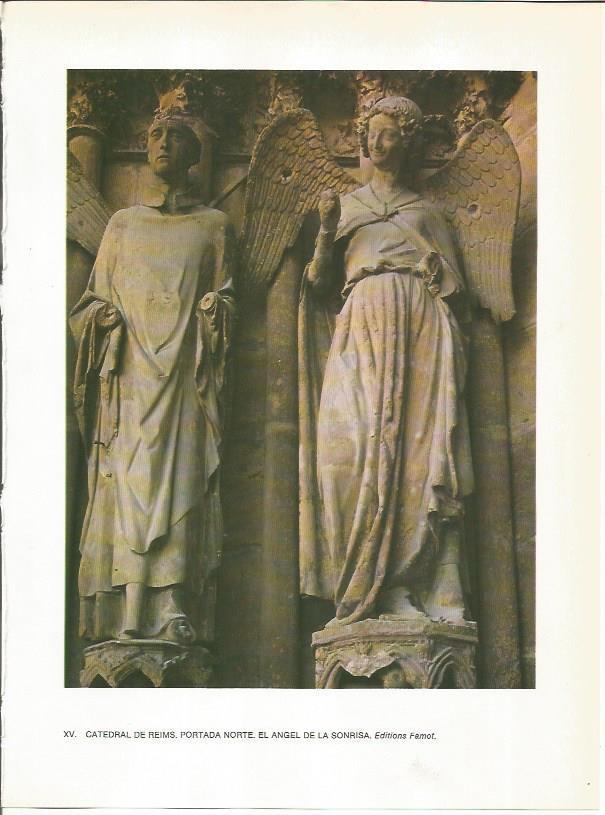 LAMINA 27748: El Angel de la Sonrisa de la catedral de Reims, Francia