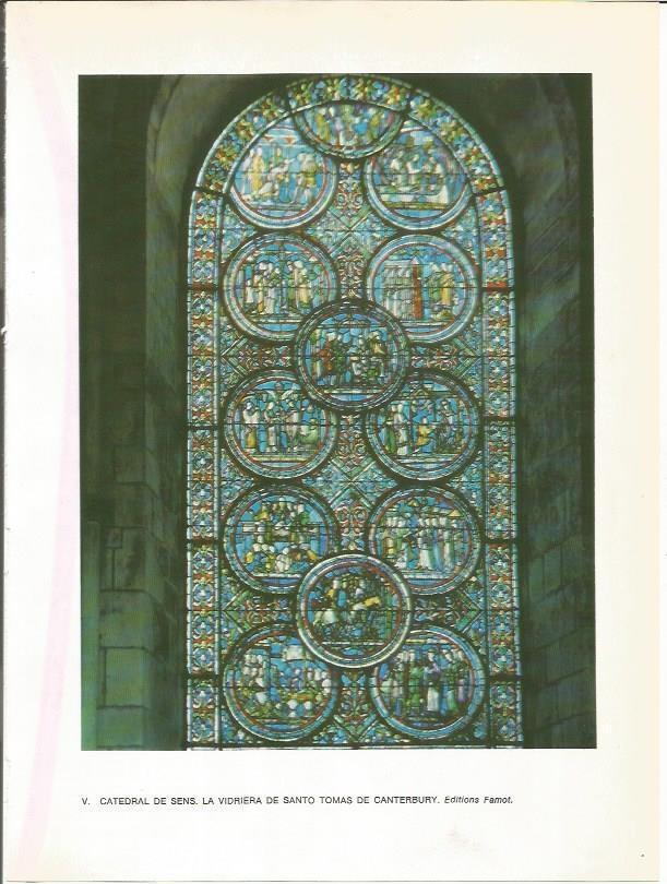 LAMINA 27738: Vidriera de la catedral de Sens, Francia