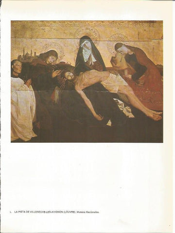 LAMINA 27783: La Pieta de Villeneuve-les-Avignon