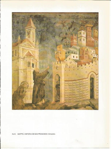 LAMINA 27782: Historia de San Francisco, por Giotto