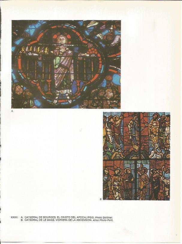 LAMINA 27765: Vidrieras de Bourges y de Le Mans, Francia