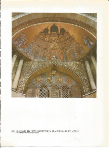 LAMINA 27701: Mosaico de la fachada de San Marcos de Venecia, Italia