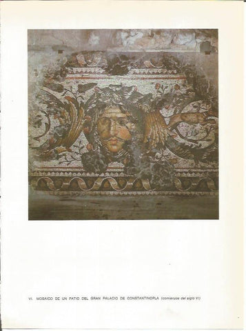 LAMINA 27682: Mosaico del Palacio de Constantinopla, Estambul