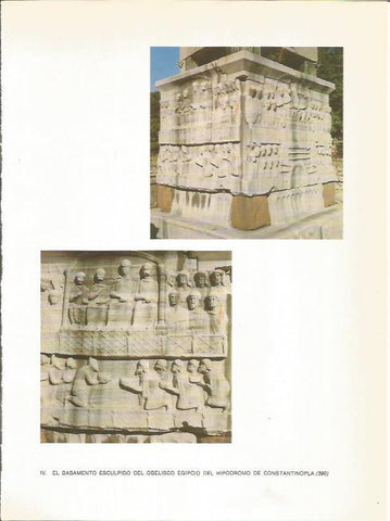 LAMINA 27680: Detalles del Obelisco del Hipodromo de Constantinopla, Estambul