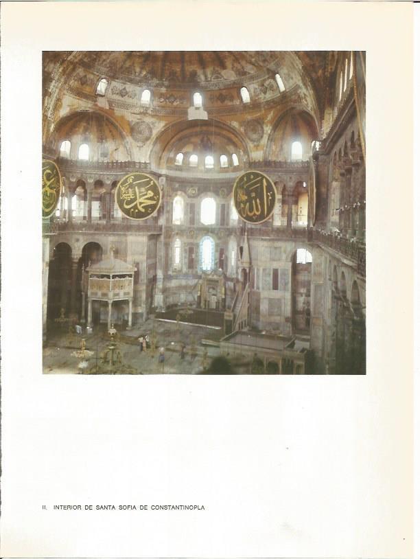 LAMINA 27678: Interior de Santa Sofia de Estambul