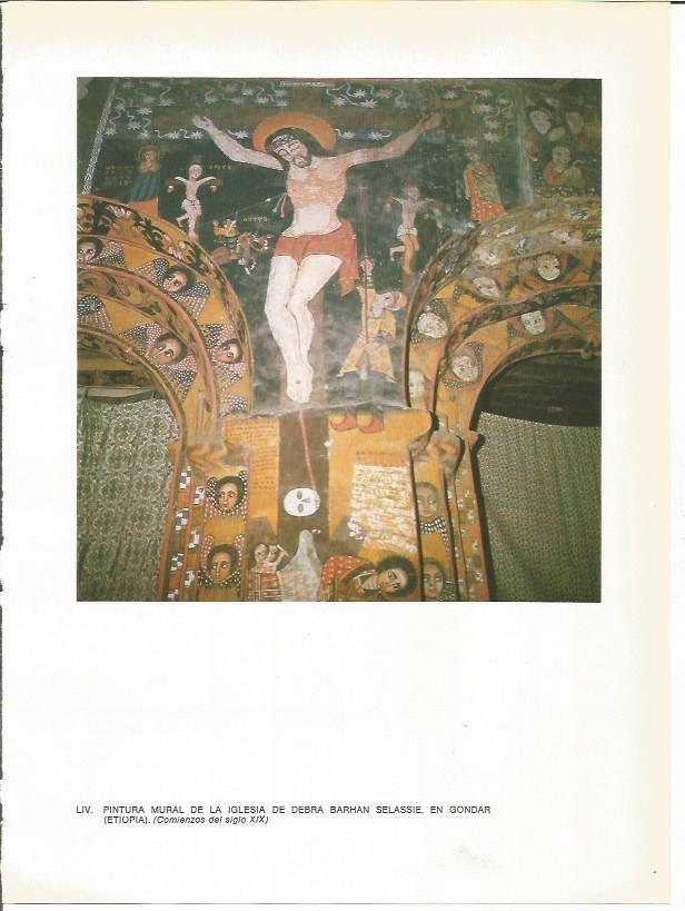 LAMINA 27730: Pintura de la iglesia de Debra Barhan Selassie en Etiopia