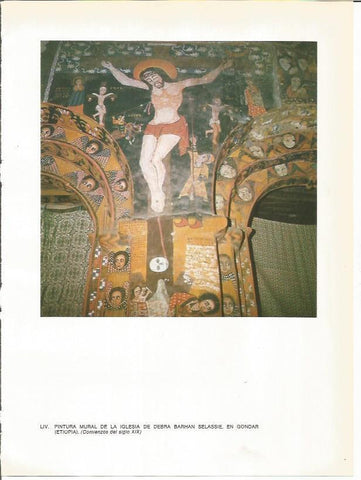 LAMINA 27730: Pintura de la iglesia de Debra Barhan Selassie en Etiopia