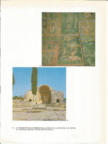 LAMINA 27728: Iglesia de la Metropoli en Mistra y basilica de San Tito en Creta, Grecia