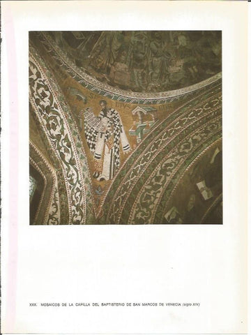LAMINA 27706: Mosaicos del baptisterio de San Marcos de Venecia, Italia
