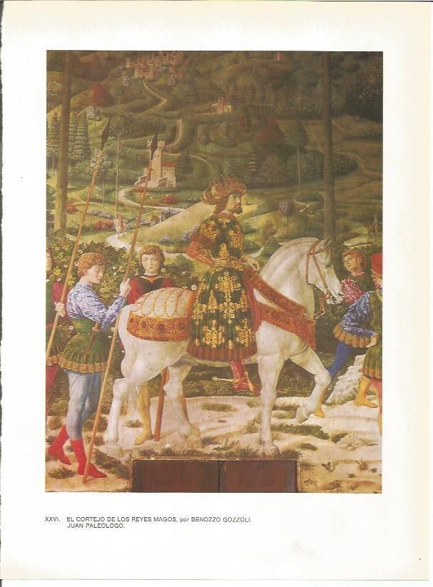 LAMINA 27417: Juan Paleologo, por B. Gozzoli
