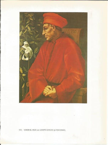 LAMINA 27413: Cosme el Viejo, por J. Carucci el Pontormo