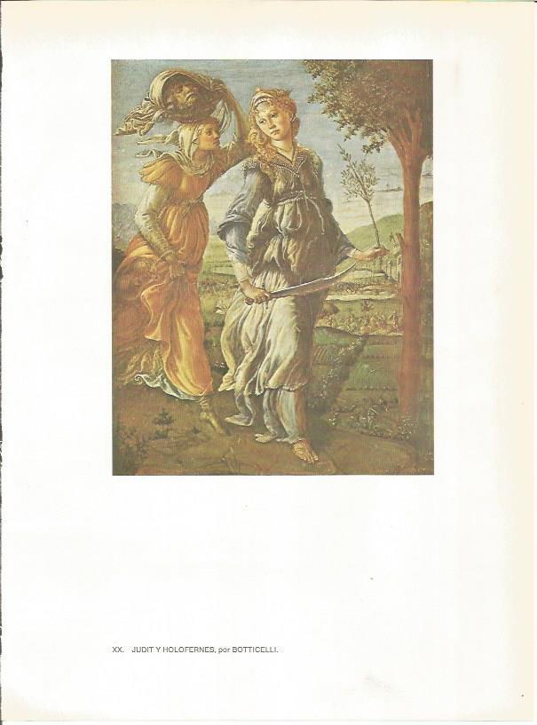 LAMINA 27411: Judit y Holofernes, por Botticelli