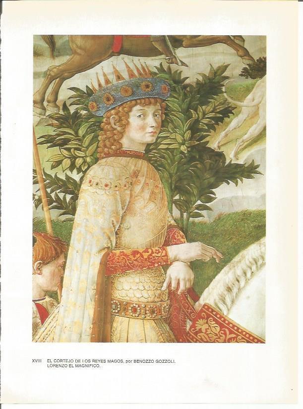 LAMINA 27409: Lorenzo el Magnifico,por B. Gozzoli