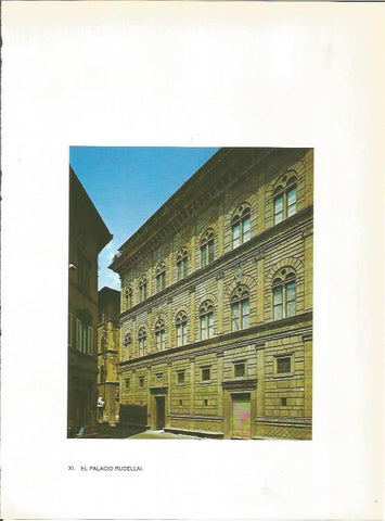 LAMINA 27402: Palacio Rucellai de Florencia