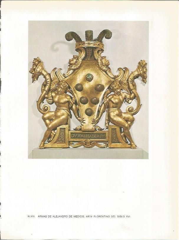 LAMINA 27439: Armas de Alejandro de Medicis