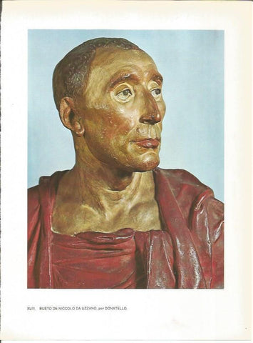 LAMINA 27434: Busto de Niccolo da Uzzano, por Donatello