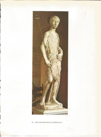 LAMINA 27431: San Juan Bautista, por Donatello
