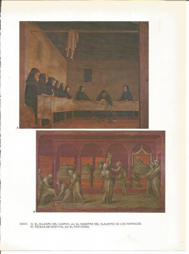 LAMINA 27425: El milagro del cuervo, por el maestro del Claustro de los Naranjos