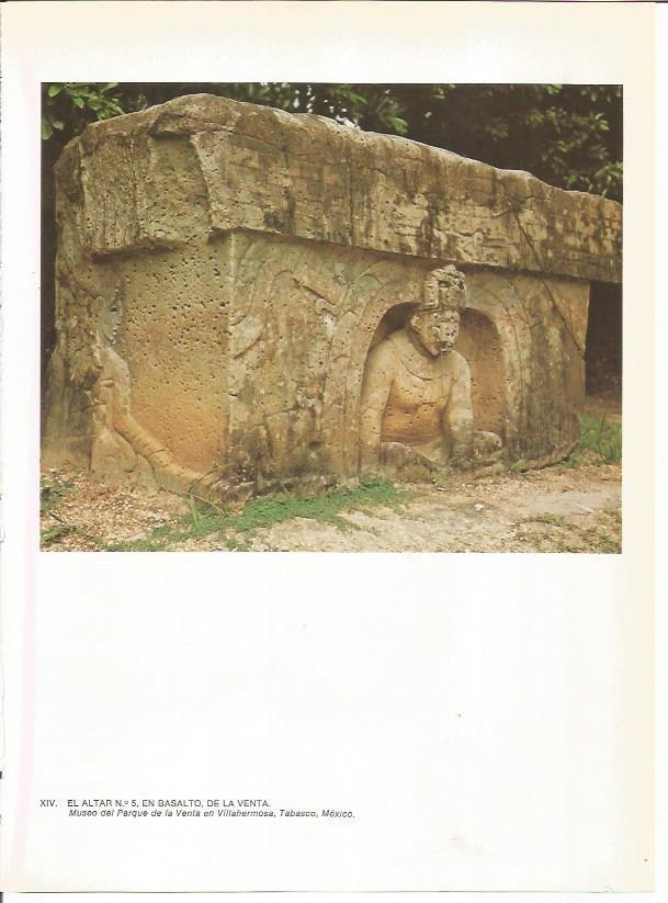 LAMINA 27349: Altar numero 5 de La Venta, Mexico