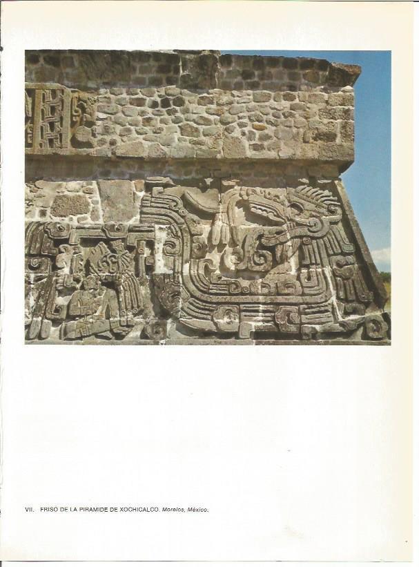 LAMINA 27342: Friso de la Piramide de Xochicalco en Morelos, Mexico