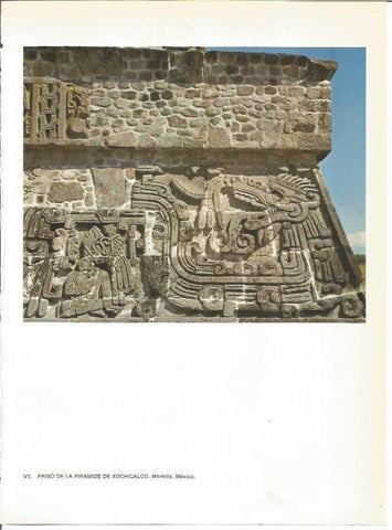 LAMINA 27342: Friso de la Piramide de Xochicalco en Morelos, Mexico