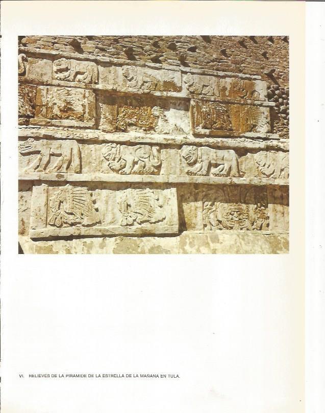 LAMINA 27341: Relieves de la Piramide de la Estrella de Tula, Mexico
