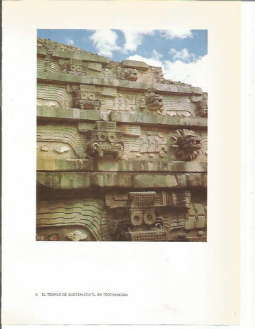 LAMINA 27337: Templo de Quetzalcoatl en Teotihuacan, Mexico