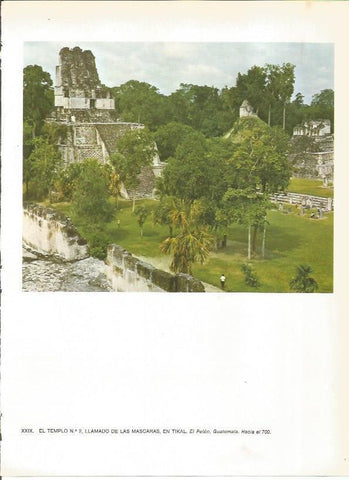 LAMINA 27364: Templo de las Mascaras de Tikal, Guatemala