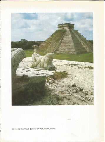 LAMINA 27374: El Castillo de Chichen Itza, Mexico