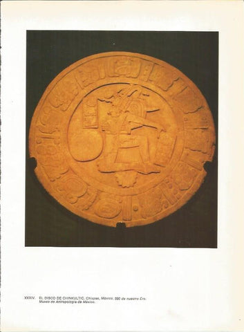 LAMINA 27369: Disco de Chinkultic, Mexico