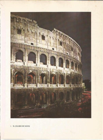 LAMINA 27450: El Coliseo de noche