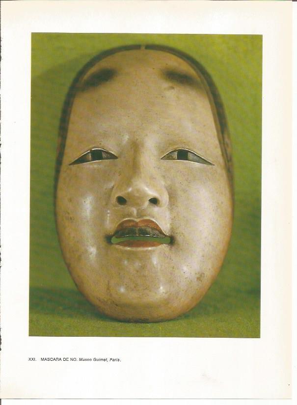 LAMINA 27527: Mascara de No del Museo Guimet de Paris