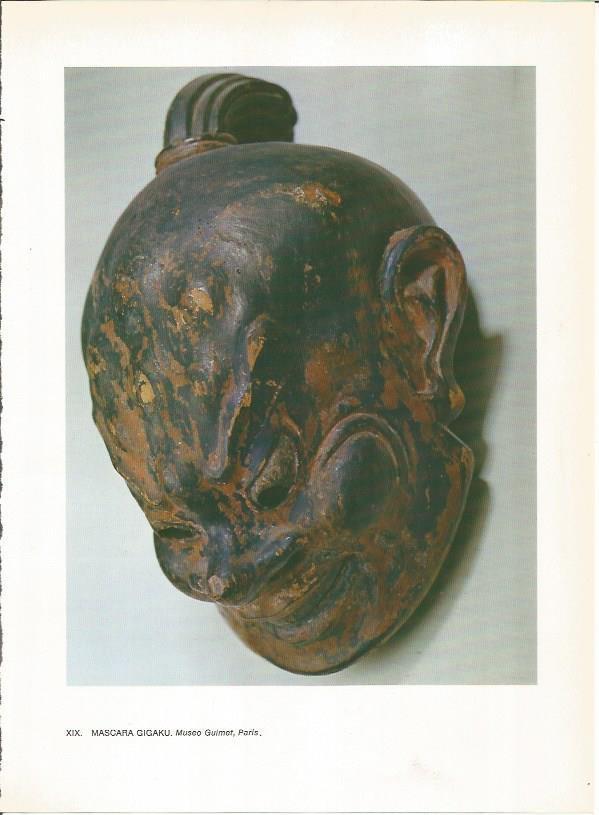 LAMINA 27525: Mascara Gigaku del Museo Guimet de Paris