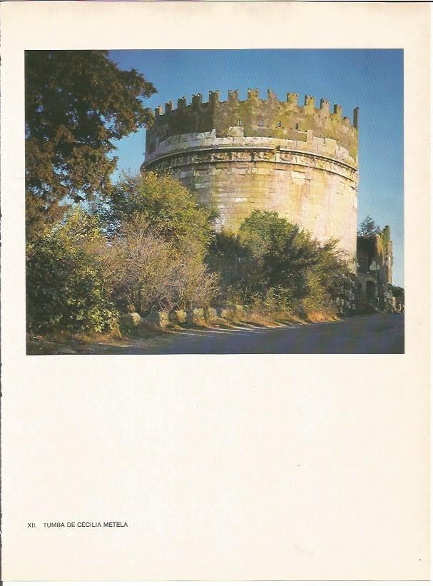 LAMINA 27461: Tumba de Cecilia Metela, Roma
