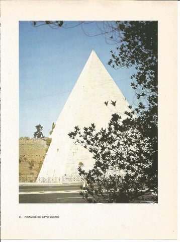 LAMINA 27460: Piramide de Cayo Cestio, Roma