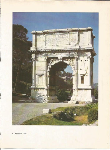 LAMINA 27454: Arco de Tito, Roma
