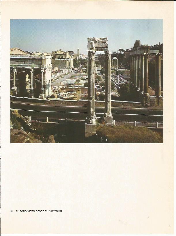 LAMINA 27452: El Foro desde el Capitolio, Roma