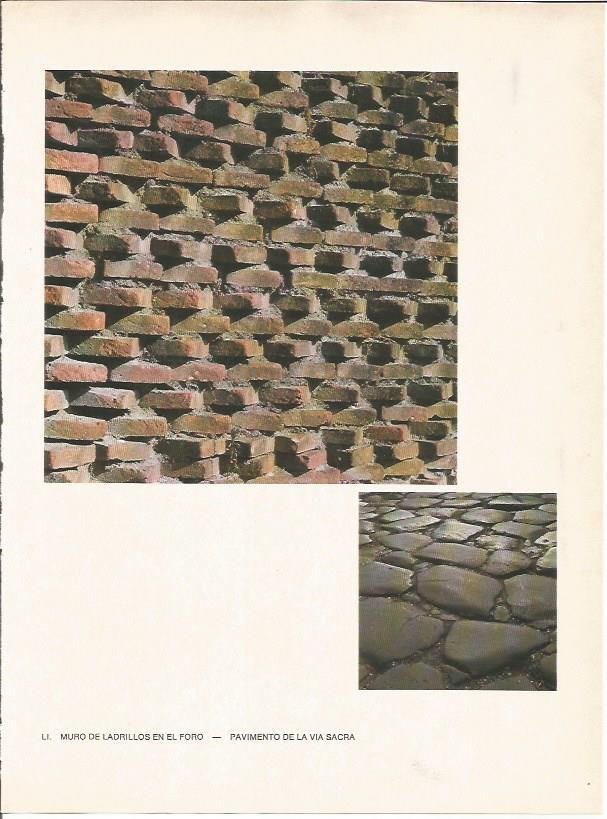 LAMINA 27500: Muro de ladrillos del foro y pavimento de la Via Sacra, Roma