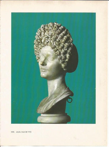 LAMINA 27479: Busto de Julia, hija de Tito