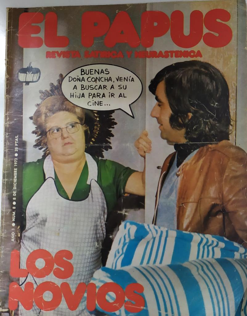 Revista: EL PAPUS, Año I, Numero 8: Los novios (8 diciembre 1973)