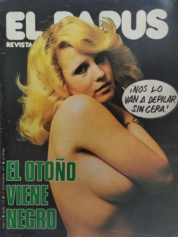 Revista: EL PAPUS, Año V, Numero 175: El otoño viene negro (24 septiembre 1977)